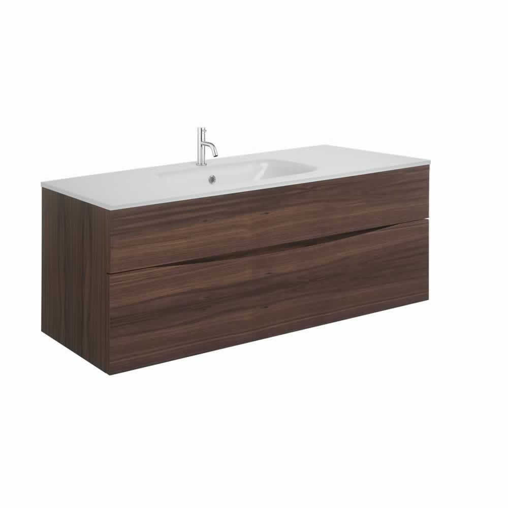 Glide II 100 Unit & Ice White Glass Basin